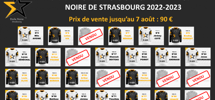 La vente des maillots officiels 2022-2023 est lancée